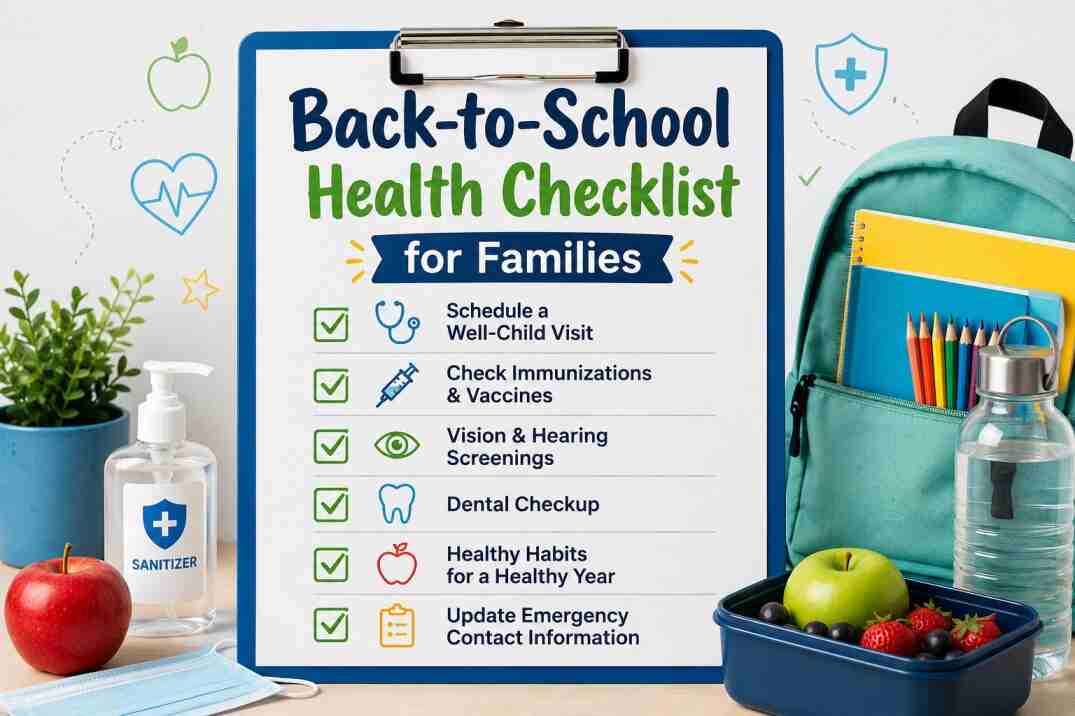 Back-to-School Health Checklist for Families